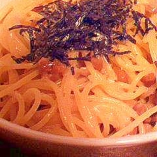 納豆たらこパスタ★